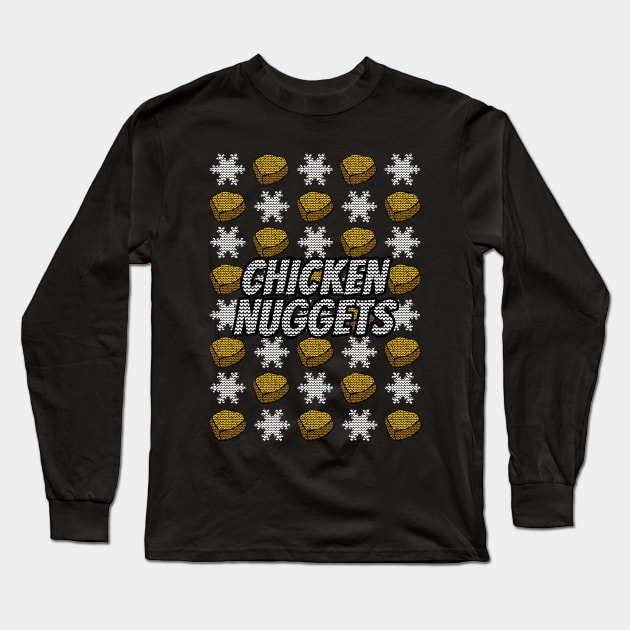 Chicken Nuggets Long Sleeve T-Shirt by LunaMay